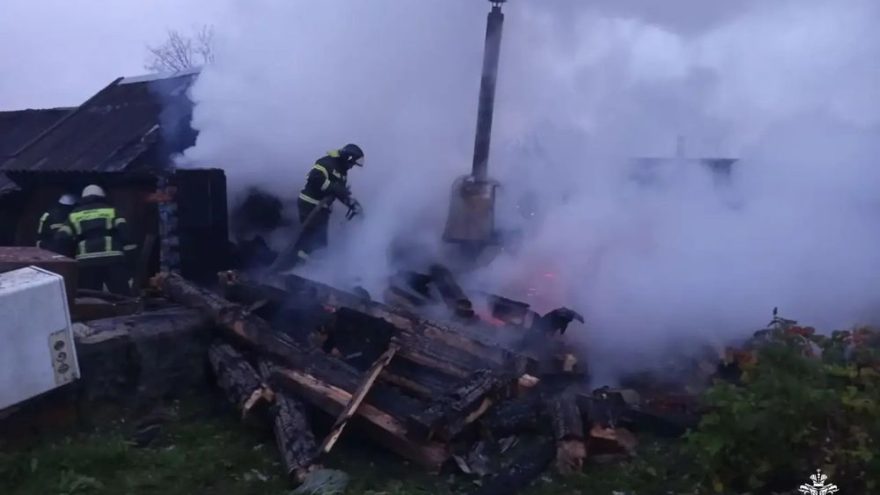 пожар в бане