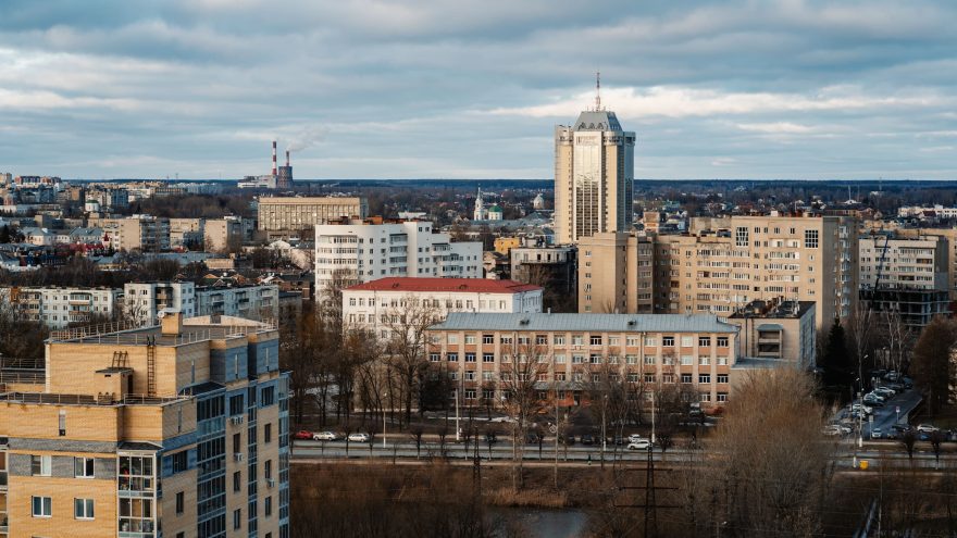 город, Тверь, здания, строения