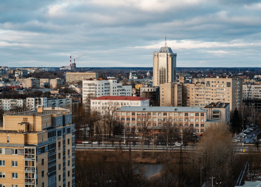 город, Тверь, здания, строения