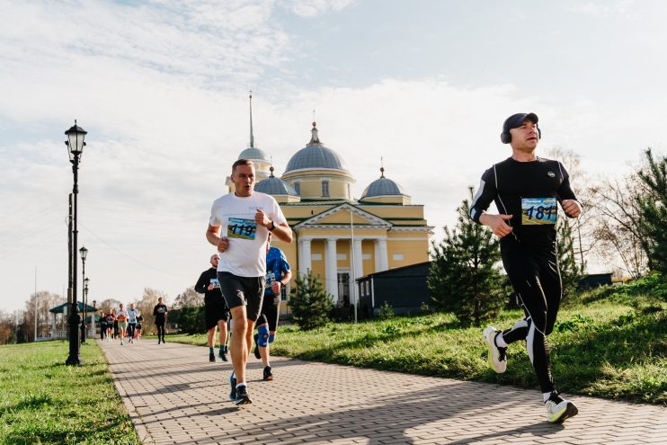 Забег проходил по историческому центру города
